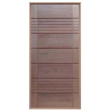 Imagem de Porta Pivotante BBB-R 8 Frisos de Madeira Maciça Reto de Cedro Arana B
