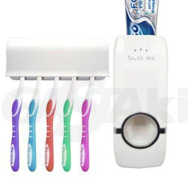 Imagem de Dispenser Pasta de Dente Creme Dental Automático com Suporte para Esco