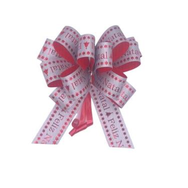 Imagem de Laço Pronto Para Presente e Embalagem - Flor Eco 10 Unidades Natal - l