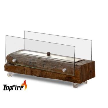 Imagem de Lareira Ecológica Caibro Queimador 40cm/60cm - Topfire, 60cm