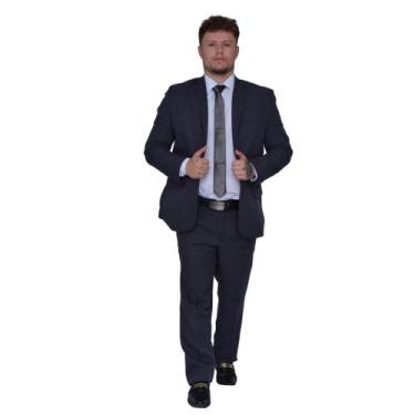 Imagem de Terno Slim Chumbo Microfibra Confort Melhor Preço - YUNITY, Chumbo, GG