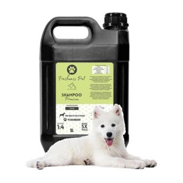 Imagem de Shampoo Pet Cachorros Gatos Concentrado 5l Freshness Pet, Cocô
