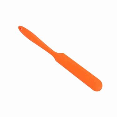 Imagem de Espátula de Manteiga de Silicone para Assar Bolos, Misturar Massa, Ferramenta de Cozinha (Laranja)