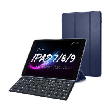 Imagem de Capa Case iPad 9 ª Geração 10,2 - (2021) com teclado - Álamo, Azul
