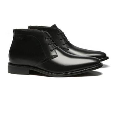 Imagem de Bota Social Masculina Argo Preto Samello-Masculino