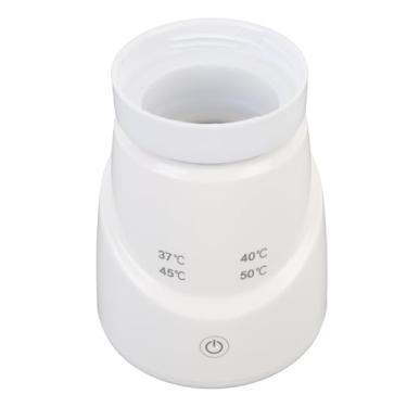 Imagem de Aquecedor de mamadeira portátil recarregável com design à prova de vazamento e controle de temperatura para o leite materno em movimento e aquecimento