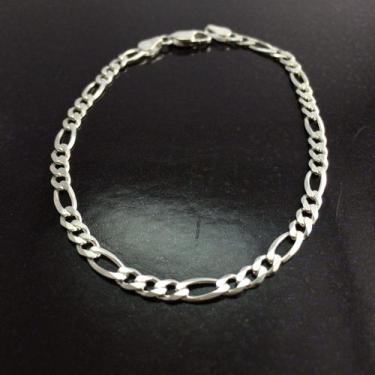 Imagem de Pulseira Masculina Italiana Prata 925 Modelo 3/1 4 Mm 20 Cm - Lojas La