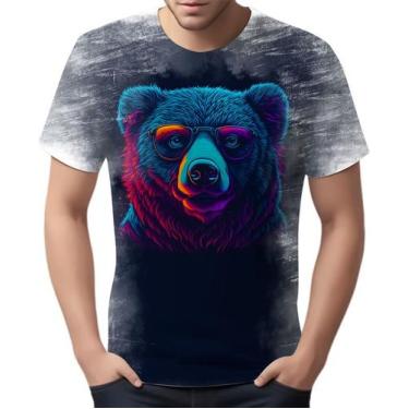 Imagem de Camiseta Camisa Estampada T-shirt Face Urso Neon Moda 4 - Enjoy Shop, 