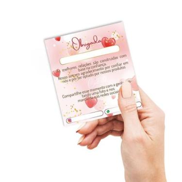 Imagem de 25 Cartão agradecimento Cliente pela compra, mimo,  Diversos - Teodoro