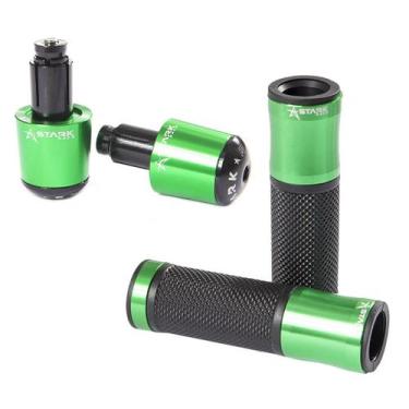 Imagem de Kit Esportivo Manopla Luva Punho Peso Moto Universal Auminio - Stark R