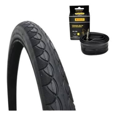 Imagem de Pneu 700x45 Speed Pirelli Touring Pneu Bike Hibrida + Câmara
