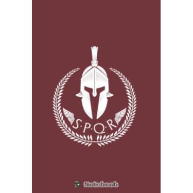 Imagem de Spqr V2 S57410 Notebook: Wide Ruled Notebook Paper, Lined 120 Paper 6x9 Wide Ruled For Kids, Girls, Boys, Teens, Elementary School, Preppy Notebook For School And Kindergarten