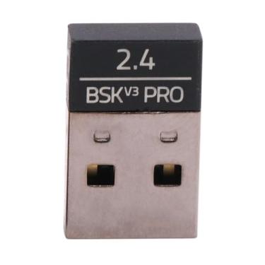 Imagem de BestParts Adaptador receptor de sinal USB Dongle para mouse Razer Basilisk V3 PRO Hyperspeed sem fio (preto)