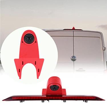 Imagem de Câmera reserva de visão traseira de luz de freio de terceiro teto para carro, substituição para Crafter MAN TGE de 2017 modificado veículo de transporte luz de freio ônibus e caixa 2006 2014