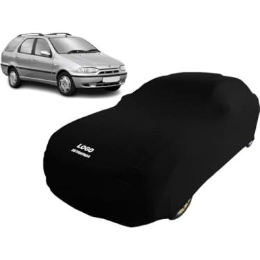 Imagem de Capa Tecido Helanca Carro Fiat Palio Weekend 2002 (Preto)