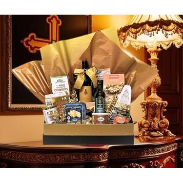 Imagem de Cesta de Presente Luxo G&O Cartuxa Tinto Aniversário Comemoração Presente Homem Chefe Namorado Pai Corporativo Cliente Mulher Mãe Chefe Esposa Namorada