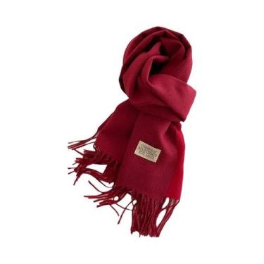 Imagem de Cachecol de Caxemira Dupla Face - Pashmina Quente para Inverno, Dfp022