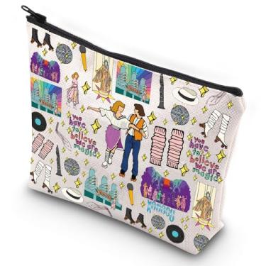 Imagem de G2TUP Acessório de viagem de filme musical retrô dos anos 80 bolsa de maquiagem Olivia Fans estojo cosmético retrô cultura pop presente, Bolsa de maquiagem Xanaduu, ♚