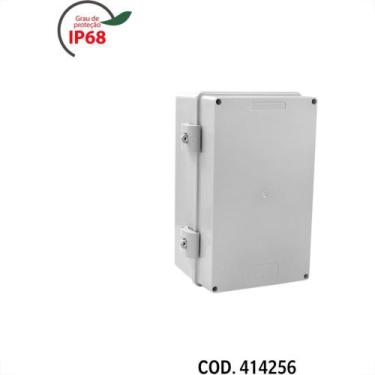 Imagem de Caixa Passagem Pvc Rohdbox Completa Ip68 Cinza 250X160X120 888209 - RO