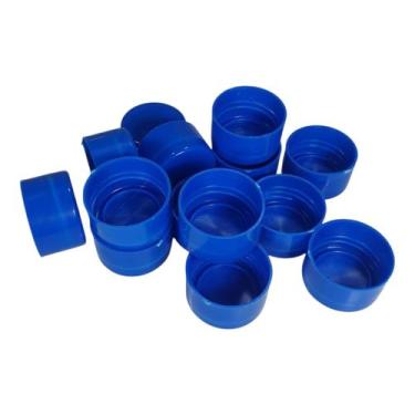 Imagem de 50 Unidades De Tampa De Tubete Azul Royal Rosca 3cm Festa - Russo Art