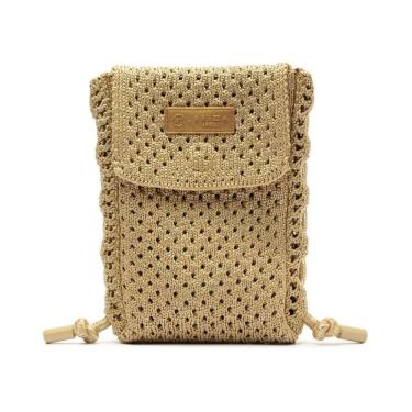 Imagem de Bolsa Off-White Crochê Brizza Arezzo Feminino