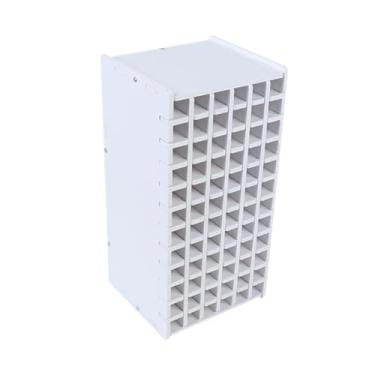 Imagem de WeiLaiKeQi Suporte de lápis colorido para marcador de arte, suporte para garrafa de tinta fordesk, faça você mesmo, suporte para marcador de artesanato com, 72 Furos