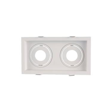 Imagem de Spot De Embutir Recuado Astraled Berenices Para 2 Lâmpadas Par 20 Branco Sp-7638