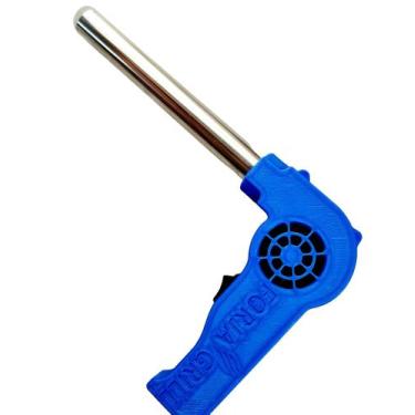 Imagem de Acendedor soprador para churrasqueira a bateria forja grill