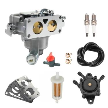 Imagem de RYTIME Kit de carburador 796997 compatível com B&S 792295 796227 796663 796227 V-Twin 20Hp 21Hp 23Hp 24Hp 25Hp motores para John Deere X130R X140 X165 Z235 Z235 ZZ130R 245 Zz. Trator para cortador de