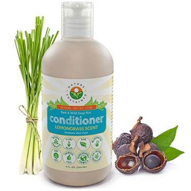 Imagem de Nature Sustained Condicionador Hidratante Natural - Condicionador Hidratante Orgânico Sem Sulfato De Capim-Limão - Raw Wildcrafted Probiótico Hipoalergênico Limpeza Condicionadora Para Todos Os Cabe