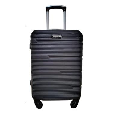 Imagem de Mala de Viagem de Bordo com rodas 360° Capacidade 10kg (PRETO SUPER M, 54X35X22)