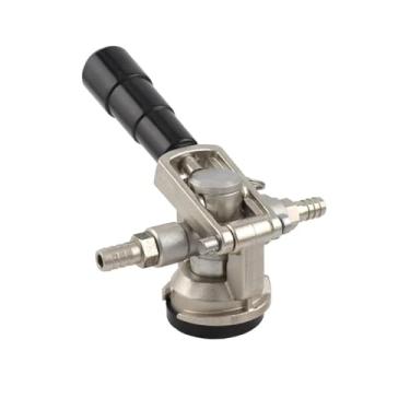 Imagem de Fabricação caseira de cerveja Stainless Steel Low Profile Beer Keg Coupler With Pressure Relief Valve Homebrew Beer Keg Dispenser Tap D Type S Type Acessórios para vinho(S type)