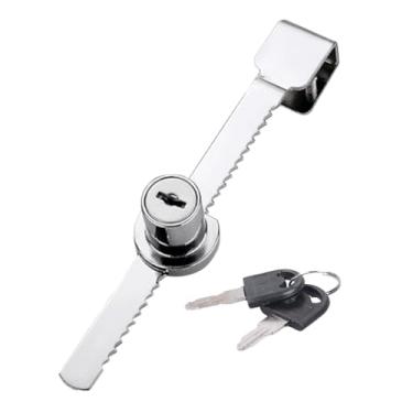 Imagem de Bothyi Exibição de vidro Lock de estojo 2 teclas sobressalentes trava de porta deslizante Fácil de instalar moderno para lojas de varejo em casa de, 328 Tipo