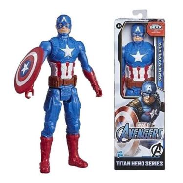 Imagem de Boneco Marvel Vingadores Capitão América Titan Heroes - Hasbro
