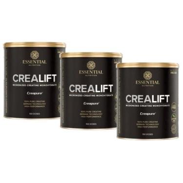 Imagem de Kit 3x Crealift Creatina Creapure (300g) - Essential Nutrition