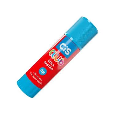 Imagem de Cola Bastão Colorida CIS Club, Azul, Blister com 1 unidade