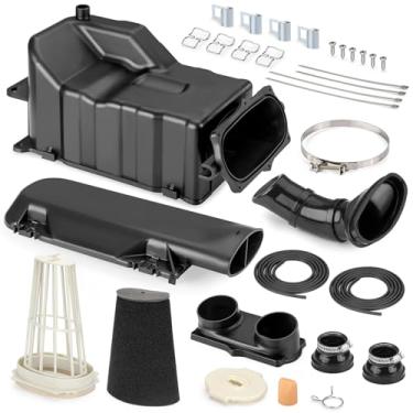 Imagem de Conjunto de capa de caixa de filtro de ar e guia de gaiola com filtro para Yamaha YFZ350 Banshee 350 1987 a 2006