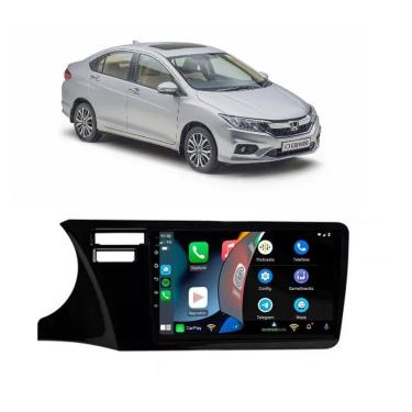Imagem de Kit Multimídia City EX EXL 2015 / 2018 9 Pol Android Carplay Gps 2/32GB - 915BR ROADSTAR