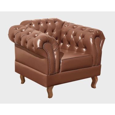 Imagem de Poltrona Dom Pedro Chesterfield Retrô Decorativa