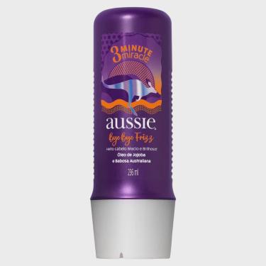 Imagem de Tratamento aussie bye bye frizz 3 minute miracle maciez E brilho 236ML