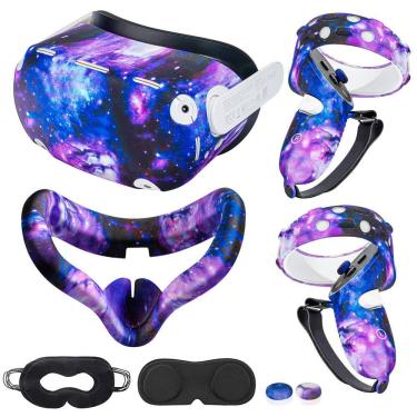 Imagem de Kit de acessórios KANG YU compatível com Oculus Quest 2 Purple