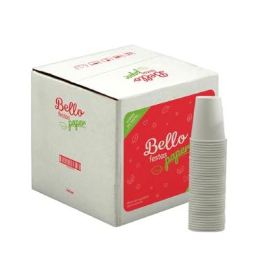 Imagem de Copo Papel 120ml Branco Descartável Café Biodegradável - 500un