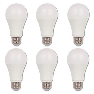 Imagem de Westinghouse Lighting Lâmpadas LED 5197000 15 Watt (equivalente a 100 Watts) Omni A19, branco brilhante, Energy Star, luz LED regulável, base média E26, pacote com 6