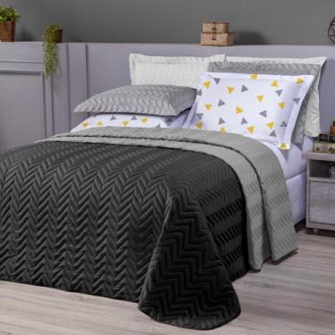 Imagem de Kit Coordenado Dupla Face Zion Queen 06 peças Lençol 200 fios - Casabo