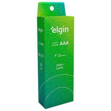 Imagem de Pilha Alcalina Aaa Tubo Com 24 Unidades Elgin (82348) [F108]