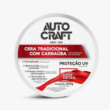 Imagem de Cera Tradicional Autocraft com Carnauba 200g com Proteção UV PROAUTO 1
