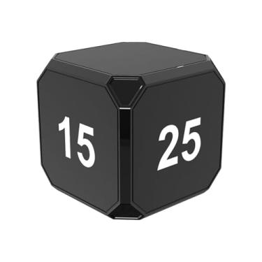 Imagem de Ioensy Timer do timer de mesa Timer de cozinha Timer digital fácil de usar o timer de produtividade portátil Pomodoro Time Management para chuveiro de estudo, Preto