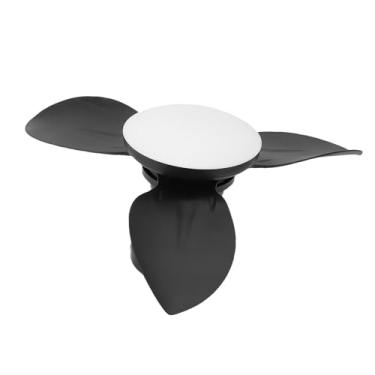 Imagem de Ventilador de Teto, 25in Pequeno Dimmable LED 6 Velocidade Quiet DC Motor para Pátio Cozinha Quarto, Ventilador Reversível Com Controle Remoto (Preto)