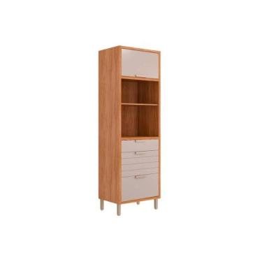 Imagem de Paneleiro de Cozinha Modulado Eloise c/ 2 Portas Basculantes Riscadas 