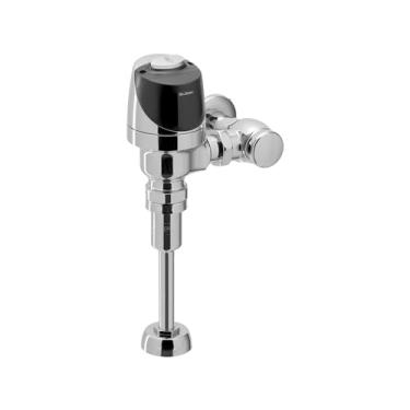 Imagem de Sloan ECOS 8186 Sensor exposto para mictório Flushometer, válvula de descarga de 0,5 GPF - Sensor infravermelho com botão de substituição de descarga de cortesia, descarga única, torneira superior de